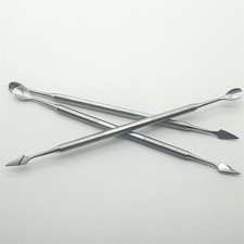 Dental Cement Double Ended Stainless Steel Wax Spatula Craving,Lab instruments