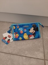 Disney Mickey Mouse - Samsonite WC Waschbeutel Bleistiftetui Vorschule brandneu
