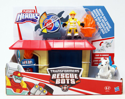 Playskool Heroes - Transformers - Rescue Bots - Griffin Rock Tankstelle / Garage