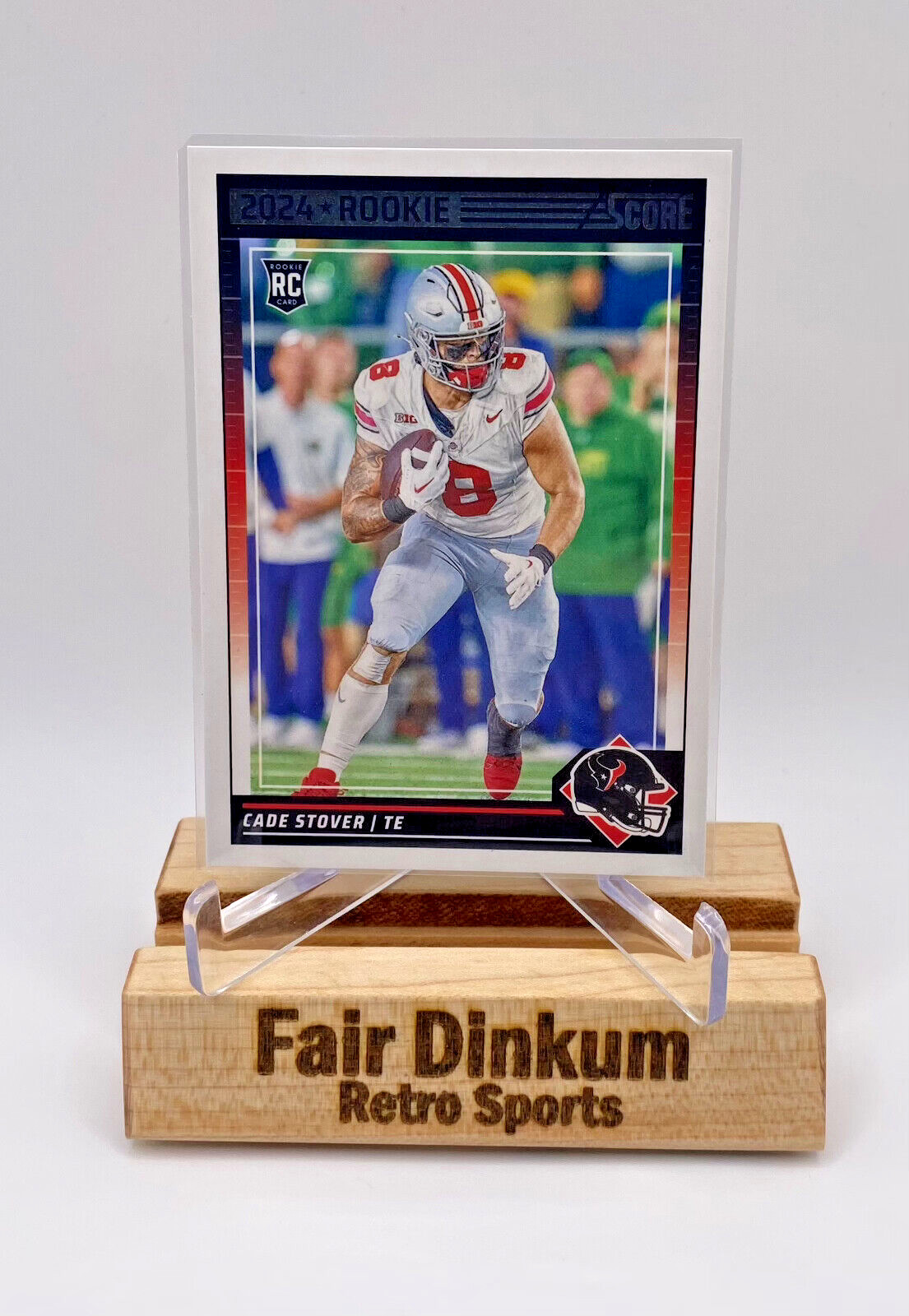 2024 Panini Score Football Cade Stover #353 Rookie Houston Texans RC