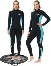Lansru Women Wetsuit with Upgrade CR Neoprene 3/2mm Full Suit Size Small - NWT