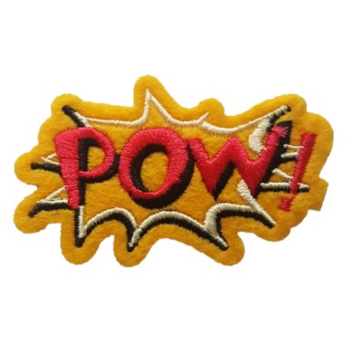 RED POW Bügelbild Aufnäher Patch Transfer Comic Buch Superheld Transfer 