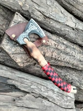 Handmade Axe Hunting Damascus steel for Camping Survival in Forests Rosewood
