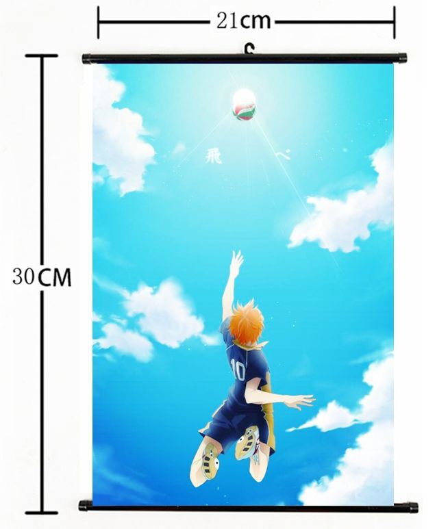 Anime Haikyuu Poster Volleyball, Anime Haikyuu Room Decor