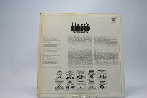 Liszt's Greatest Hits Liszt Leonard Bernstein André Watts Eugene Ormandy M 30306 - Picture 9 of 12