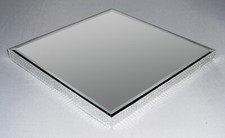 MIROIR CARRÉ 8,25" BORD BIJOU PRÉSENTOIR GÂTEAU MARIAGE BOUGIE