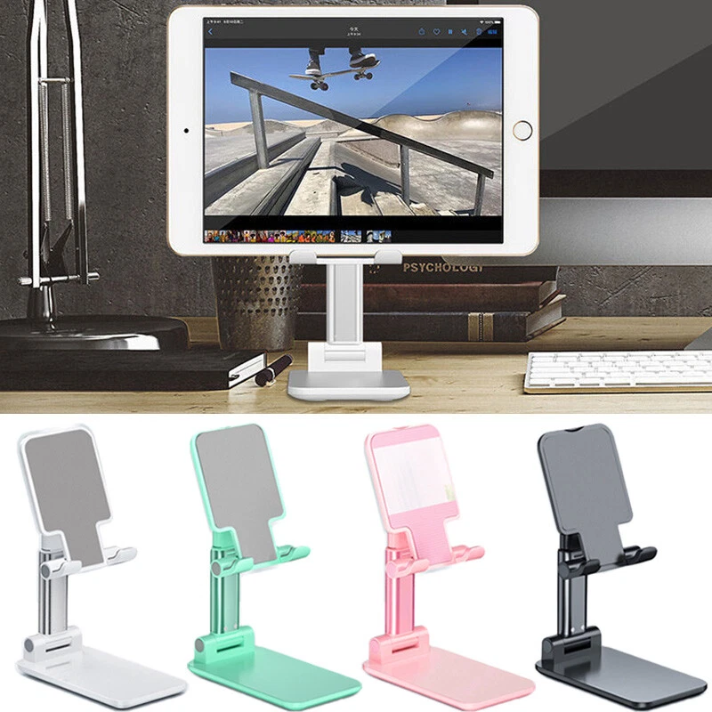 Adjustable Cell Phone Tablet Stand Desktop Holder Mount Mobile Phone iPad iPhone - Image 2 of 4