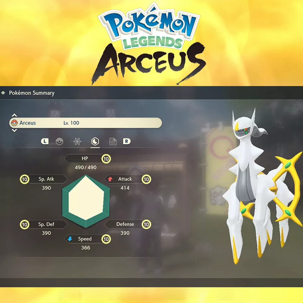 Arceus best Stats // Pokemon Legends: Arceus // (Download Now) 