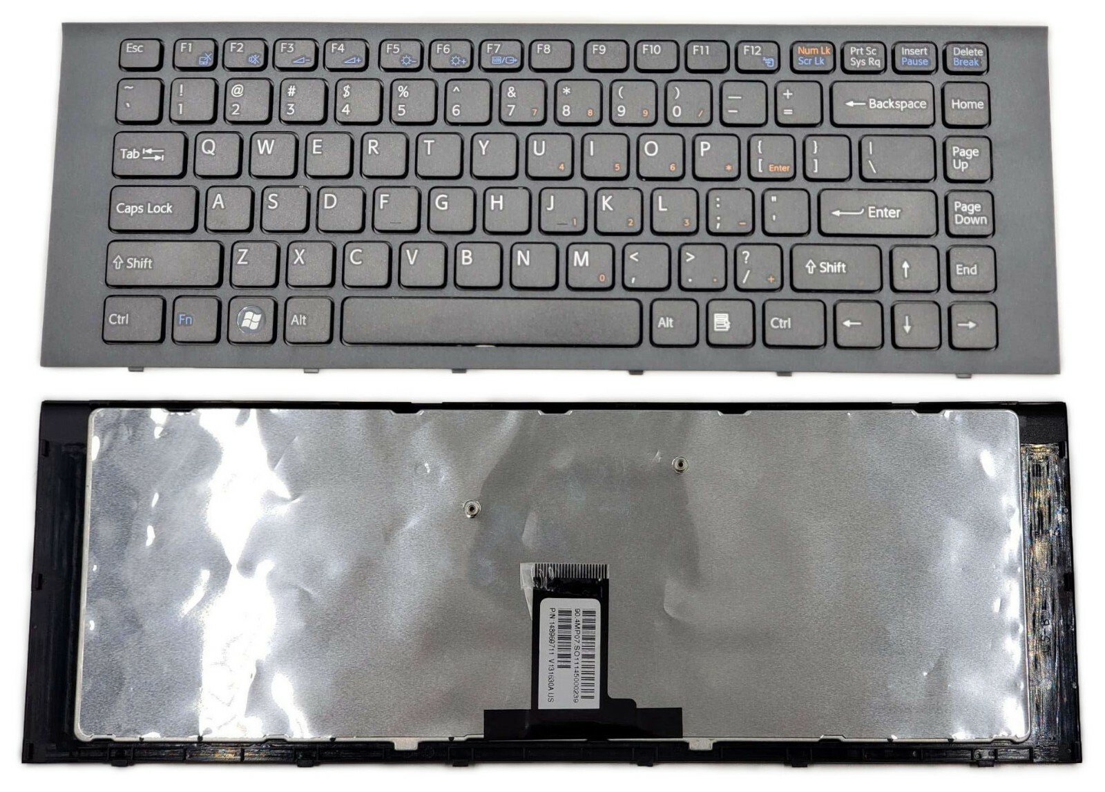 GENUINE NEW Sony VAIO VPCEG23FX VPC-EG23FX Series US Black Keyboard with Frame