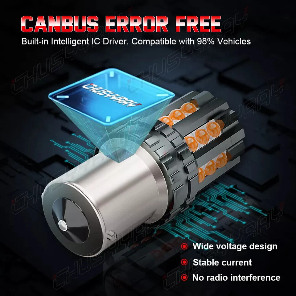 2357 Lâmpadas LED de seta Switchback para Chevy GMC C1500/K1500 2500 Yukon - Imagem 2 de 4