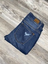 Judy Blue Skinny Fit Distressed Raw Hem Style JB82246DK Size 7/28