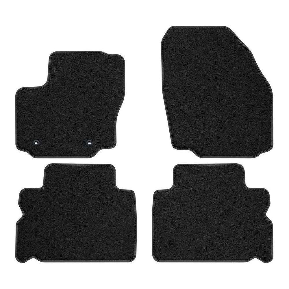 Jeu tapis de sol Ford S-MAX I 2006-2015 velours premium cuir noir 5 p