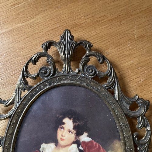 Thomas Lawrence print - Red Boy Master Lambton - Intricate Italian Metal Frame - Picture 6 of 8