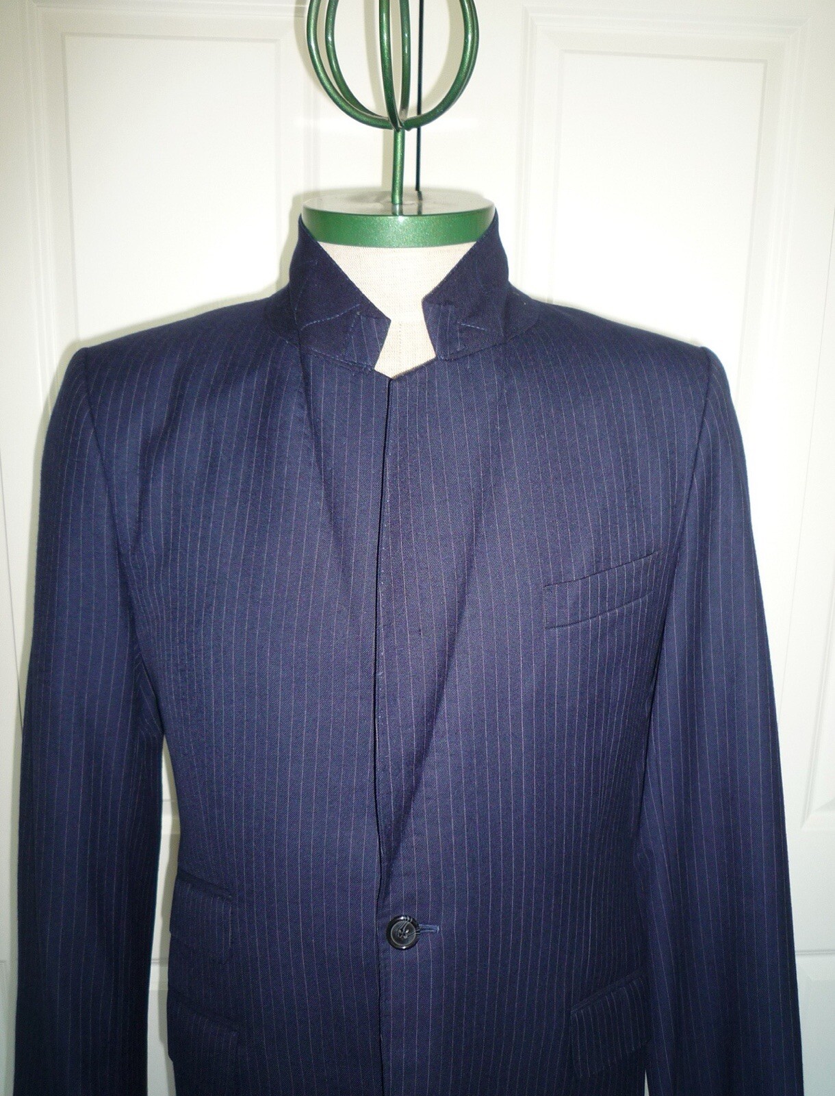 FILA Gessato Marina su misura (fine) Jkt. Tg.52 Beaumode Ltd. Savile Row Berluti Paris 