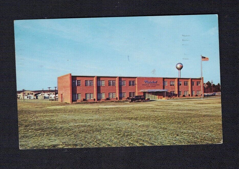 Elkton MD Maryland Thiokol Chemical Corp Cecil County Chrome Postcard