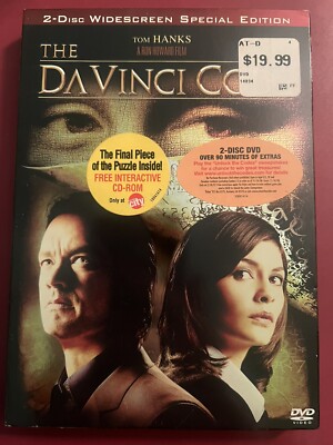 The DaVinci Code (DVD, 2006, 2-Disc Set, Special Edition, Widescreen).