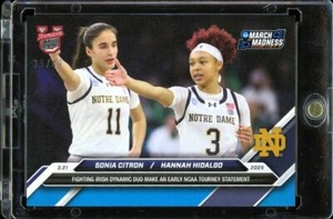 2024 Bowman U Now #94 Notre Dame ROOKIE BLUE 24/49 ~ Sonia Citron Hannah Hidalgo
