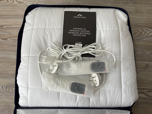 Dreamland Heated Underblanket Snowed In Organic Cotton King Size - NEW RRP £150 - Picture 2 of 5