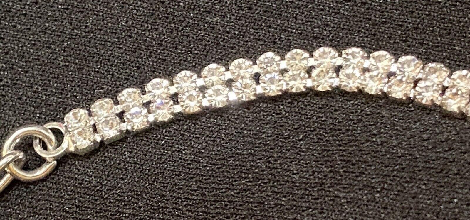 DAZZLING RHINESTONE STATEMENT ADJUSTABLE CLASP BE… - image 13