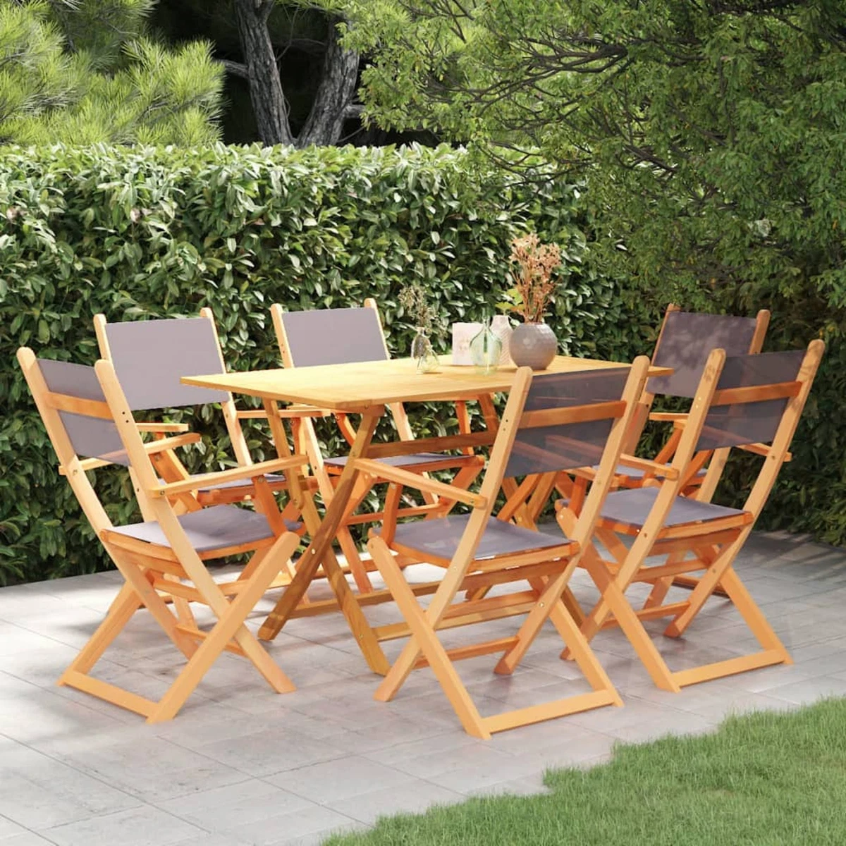 Rustic 7 piece dining set deals
