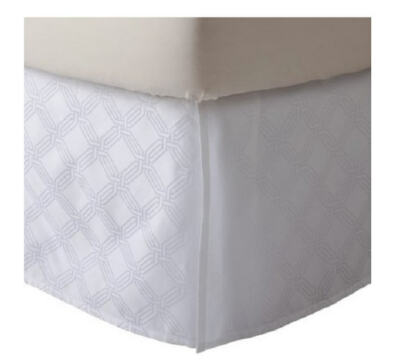 FieldCrest Bedskirt skirt 100% Egyptian Cotton Jacquard 15