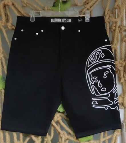 NEW WITH TAGS BILLIONAIRE BOYS CLUB MEN'S SHORT BLACK SIZE 36 US FREE SHIPPING