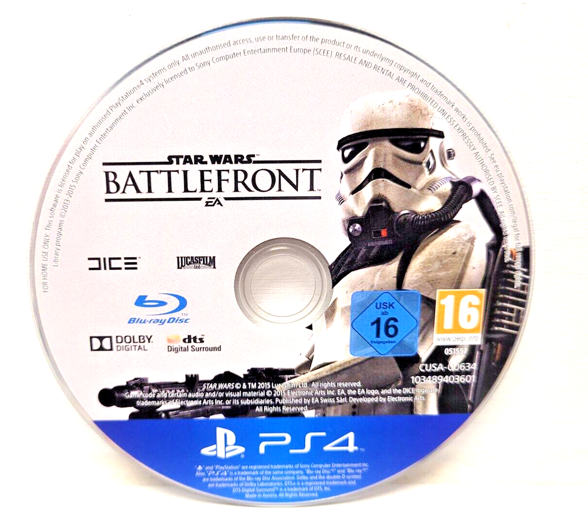 Star Wars Battlefront PS4 (PS5 Compatible Game) Disc Only UK