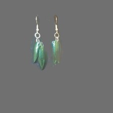 Elytra Beetle Wing Earrings