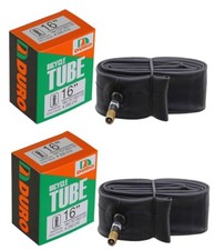 2 DURO BICYCLE 16 X 1.75/1.95/2.125 TUBE 33MM STANDARD SCHRADER/AMERICAN VALVE.
