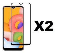 Tempered Glass Black Trim Full Coverage for Samsung Galaxy A10e/A20e (2 Pack)