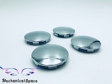 4pcs 68mm Universal Chrome Silver Car Truck Wheel Center Hub Cover Caps Us Sell