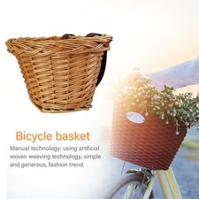 prosource style front handlebar wicker bike bicycle basket