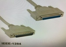 10 feet IEEE-1284 Bi-Directional DB25 Parallel Extension Cord Printer Scanner