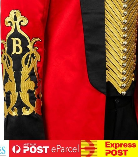 Ringmaster The Greatest Show Man Circus Lion Tamer Halloween Mens Costume - Picture 6 of 7