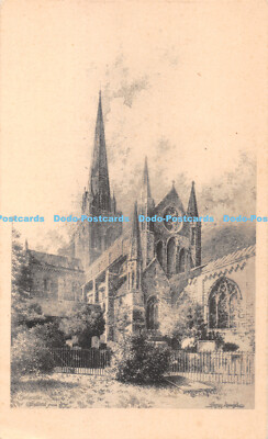 R406750 Chichester Cathedral from S E Moore and Wingham Publishers of High Class