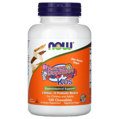 Now Foods Berry Dophilus Children 2 Billion 120 Chewable Tablets