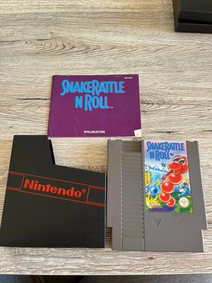 NES Spiel | Snake Rattle N Roll | Nintendo  | PAL Modul Entertainment System