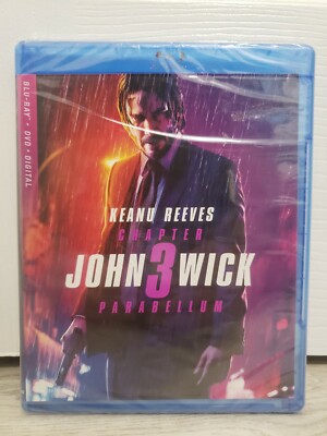 John Wick: Chapter 3 [Blu-ray] NEW and FACTORY SEALED 