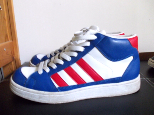 ADIDAS SUPERSKATE HI TOP BOOTS LEATHER RETRO SPORTS SHOES TRAINERS UK 7 / 40 2/3 - Afbeelding 1 van 6