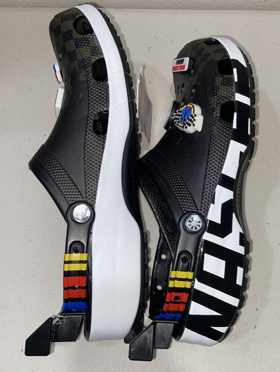 NASCAR Crocs Classic Clog Shoes Slip On Racing Jibbitz Men display picture 1