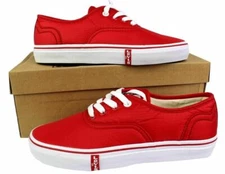 Levi's Women's Classic Premium Atheltic Sneakers Shoes Rylee 524342-01R Red