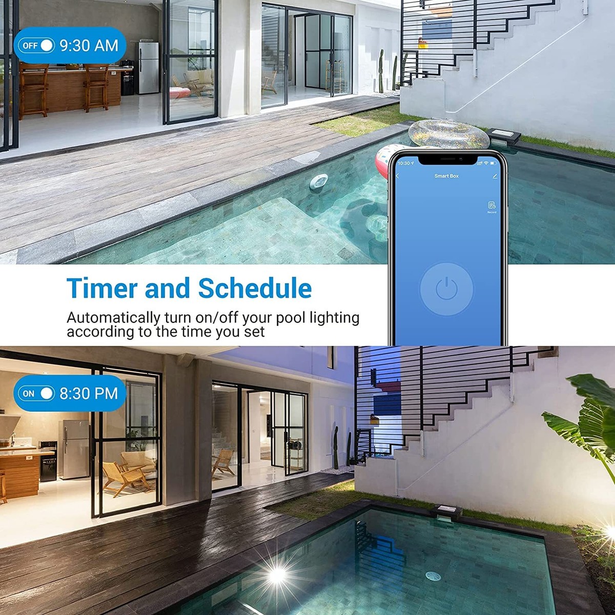 Smart Switch 240V 30A WiFi Control Water Heater Pool Save a Lot on Electric  Bill | eBay