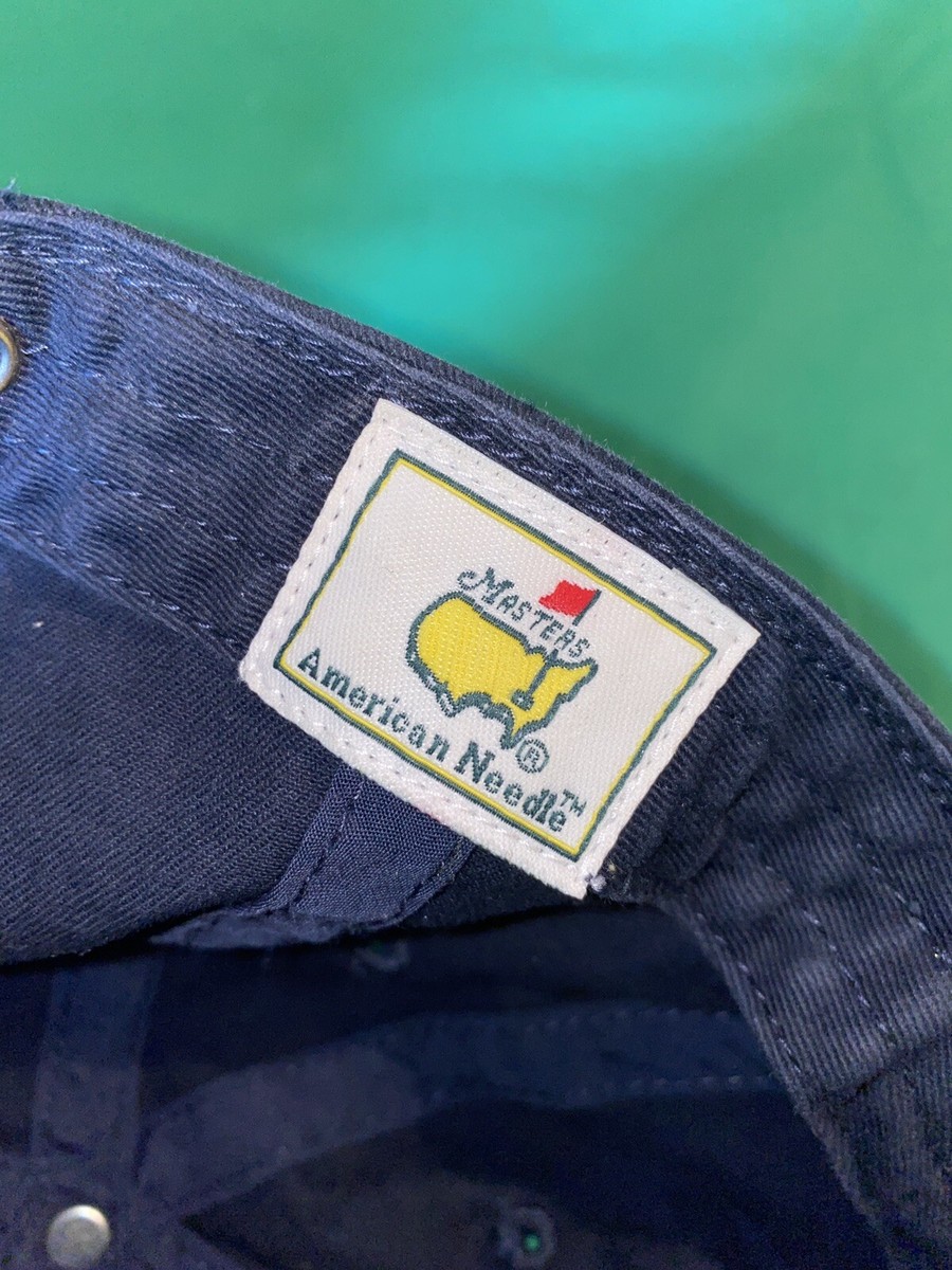 Vintage AUGUSTA NATIONAL THE MASTERS Golf Hat Leather Derby Cap USA