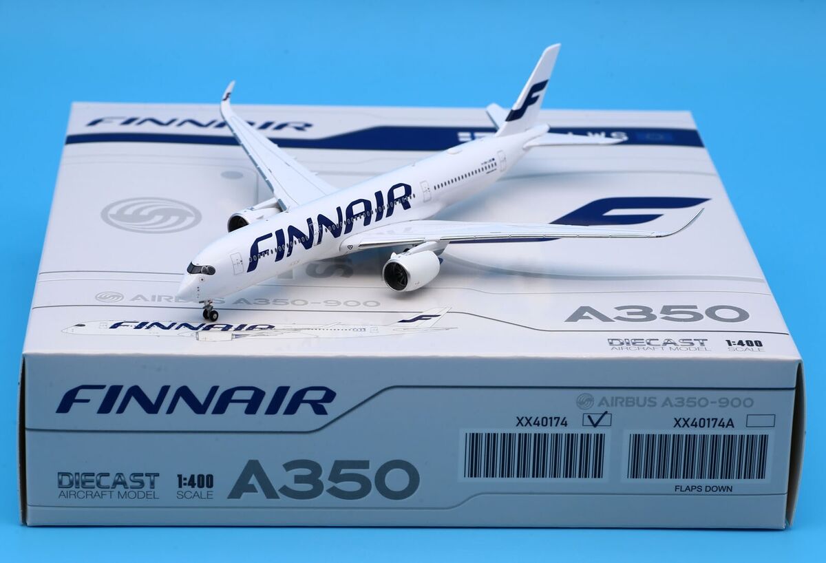 JC Wings 1:400 Finnair Airbus A350-900XWB Diecast Aircraft JC Wings 1:400 Finnair Airbus A350-900XWB Diecast Aircraft