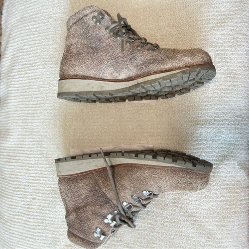 Merrell Wilderness LT Cloud Womens Lace up hiking boot leather welt beige sz 8 - Picture 5 of 8