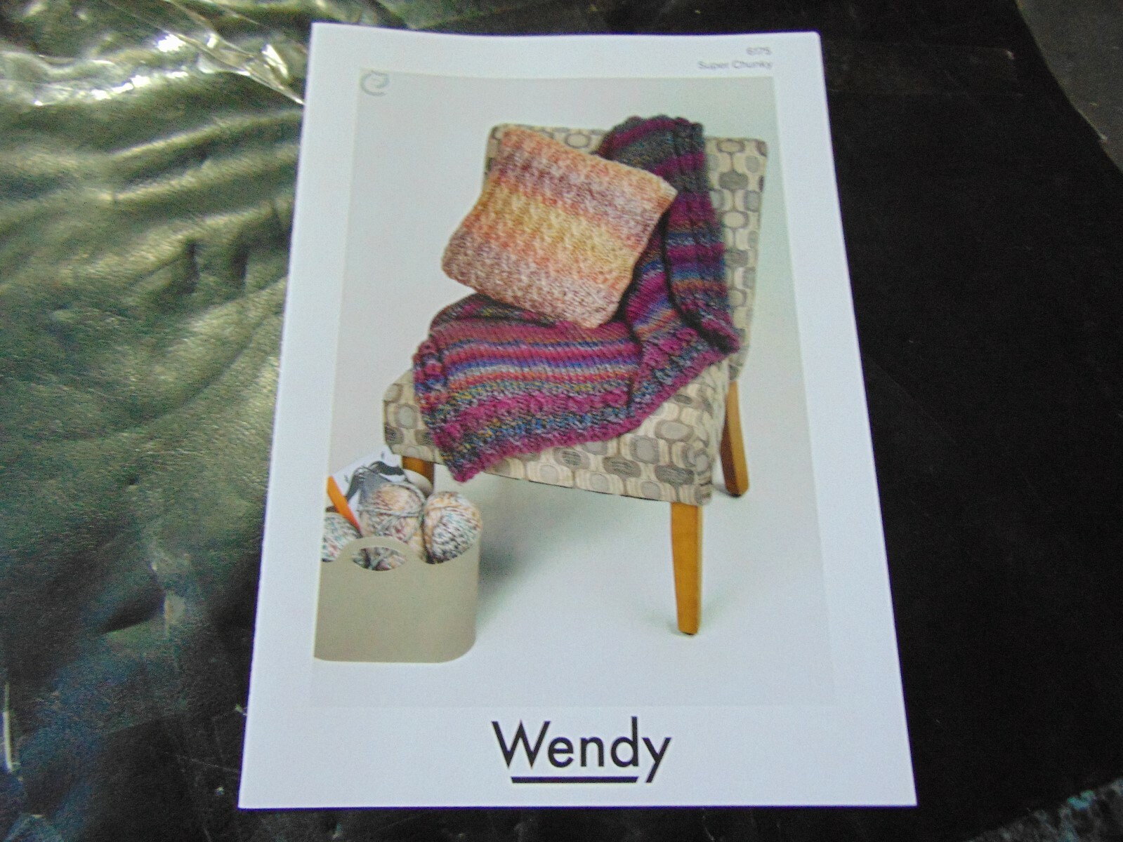 Wendy Super Chunky Knitting Pattern  6175 Throws and Cushion