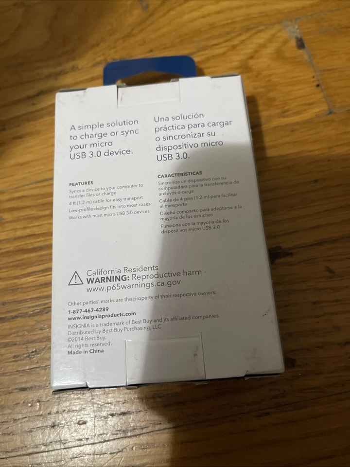 4ft Micro USB 3.0 Charge/Sync Cable - Image 2 of 2