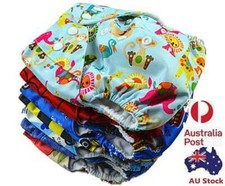 Reusable Washable Baby Cloth Nappy Nappies Diaper Waterproof Surface Free Insert
