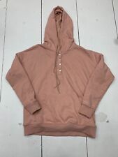 Womens Pink Pullover Hoodie Size Medium