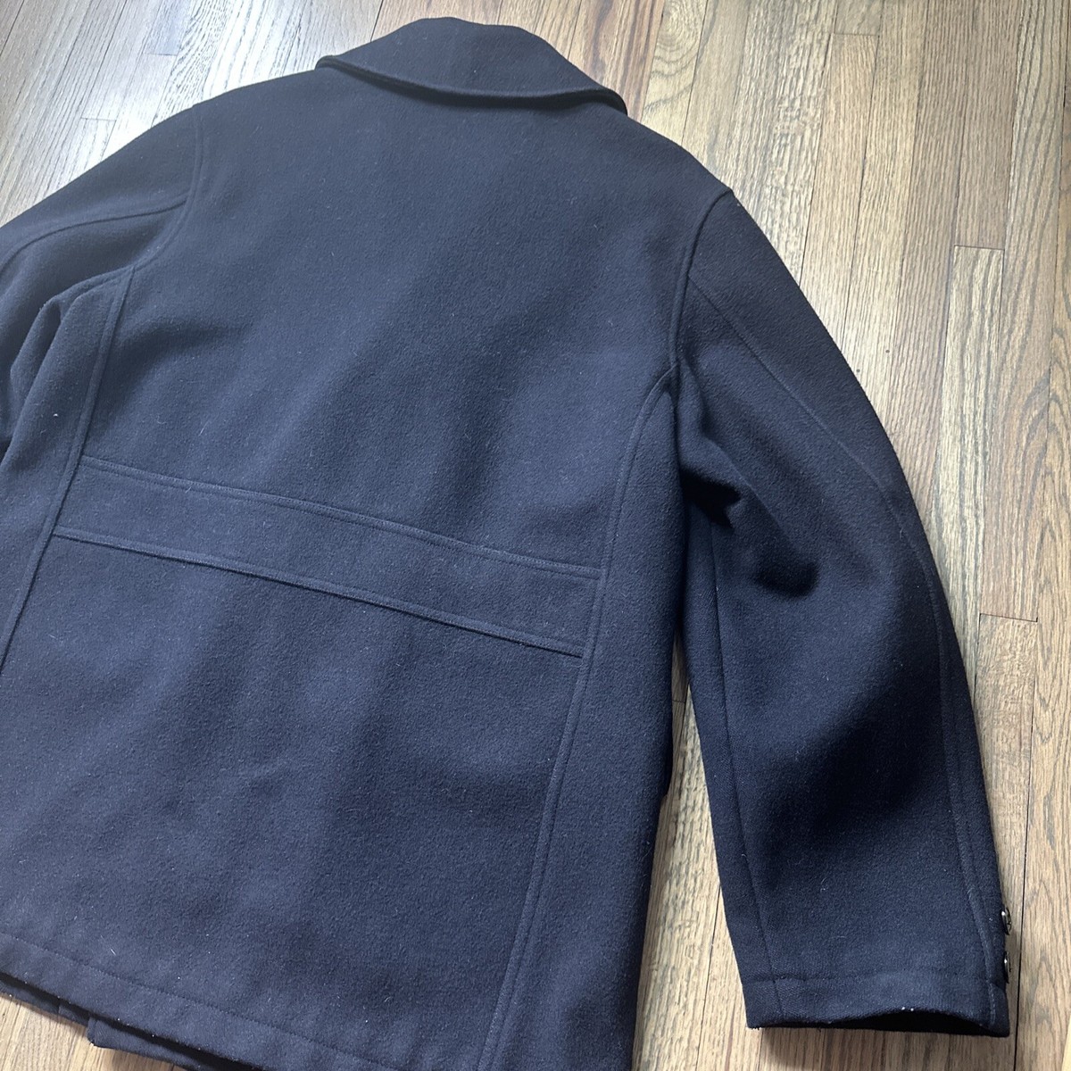 Polo Jeans Co. Ralph Lauren Men's Size Small Dark Blue Pea Coat